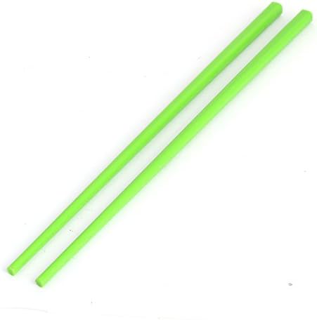 Ruilogod Plastic Kineski štapići za jelo kućanski kuhinjski pribor 22cm Dužina 10 pari zelena (id: 1C1 0a1 4fc a0f acd