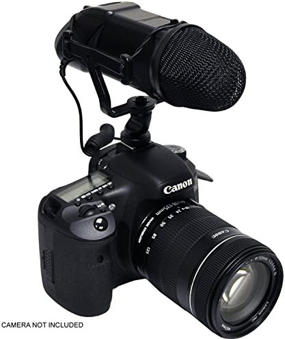 Digitalni NC Professional mikrofon sa mrtvim mačjim vjetrom Kompatibilan je sa JVC GY-HM200