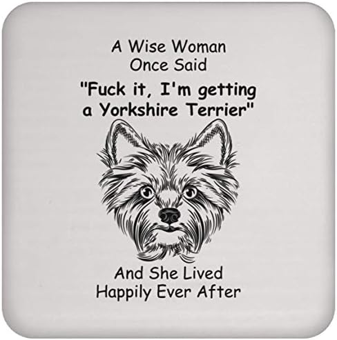 Witty pokloni Yorkshire Terrier Pokloni za žene Božić 2023 Pokloni coaster