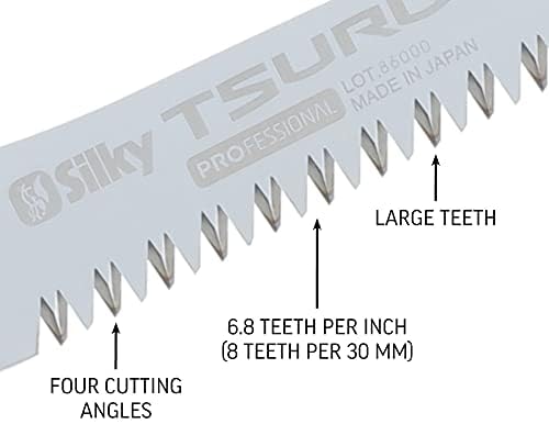 Svilenkasta profesionalna serija TSURUGI ravna ruka testera 200mm veliki zubi