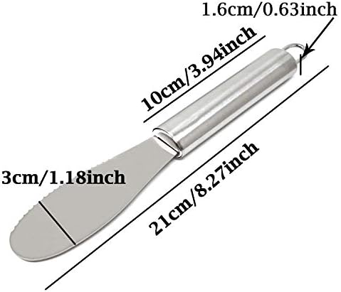 Honbay 2kom nož za širenje putera od nerđajućeg čelika sa ručkom za kuhinju