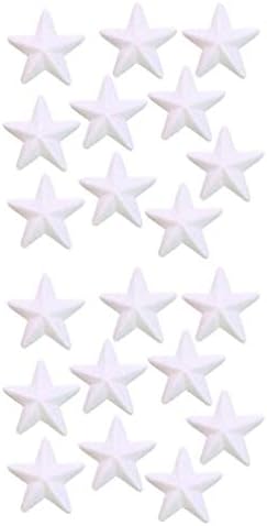 10pcs pjene zvijezde polistiren pentagramme u obliku pjene zvijezde za obrtni božićni ukras stabla bijele pjene zvijezde za rekvizite u središtu