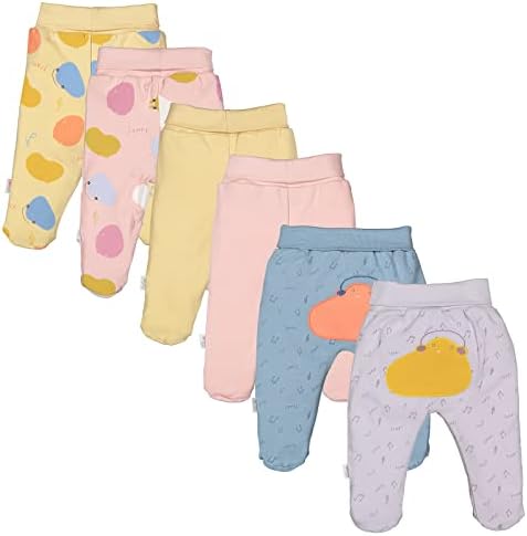 Bebetto Unisex pantalone za pantalone za bebe od 2/3/4/6 kom