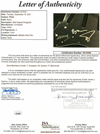 Trey Anastasio, Mike Gordon, stranica McConnell Band potpisao je autogram pune veličine Custom Jednokratni bokovin