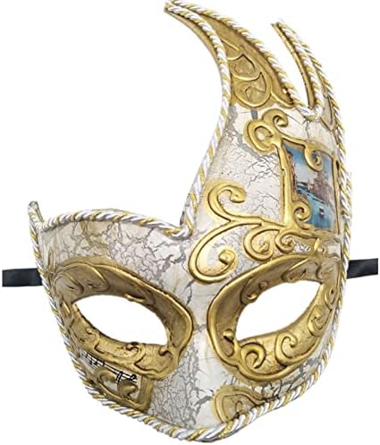 LECMacy Man Women Face Masquerade maska ​​za mljetan grčki rimska maska ​​Mythološki grčki stil