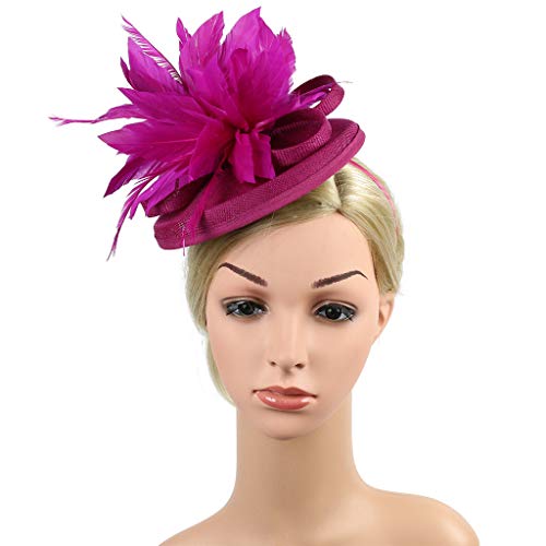 Fascinatori za žene Slatka vjenčanica Ženski cvijet za perle Hat Fascinatori Čajne zabave Ženske trake za kosu