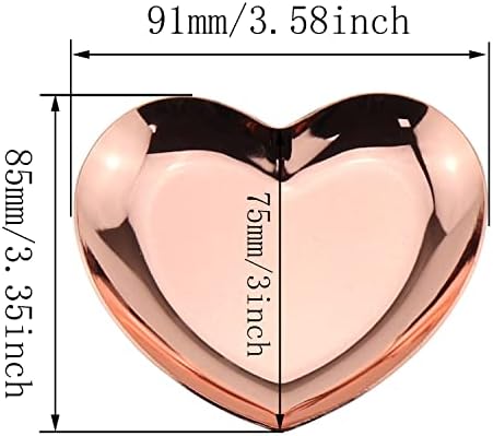 E-izvanredno luksuzno metal za pohranu metala nakit u obliku srca nakit zaslona za uređenje ploče Ploča za oblaganje