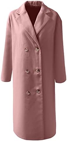 Twwone zimski kaputi za žene modni dugi duglu dugački vuneni kaput zima