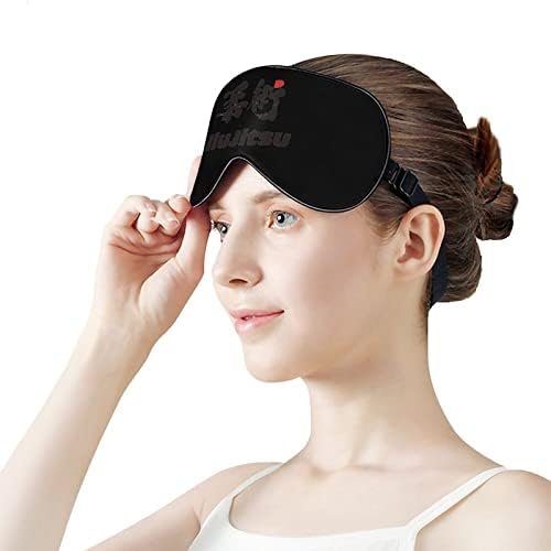 Brazilska Jiu-Jitsu maske za meke očiju s podesivim remen laganim udobnim očima za spavanje