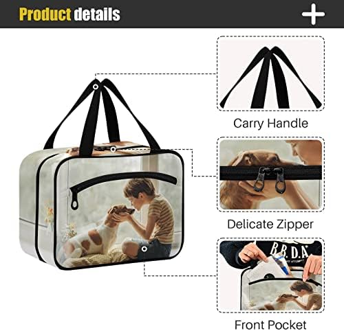 ZZKKO Custom Photo Personalizirano toaletne vrećice za putovanje toaletnom vrećicom za žene sa visećim kukom za šminku Travel Cosmetic Torba Organizator putovanja za dodatnu opremu