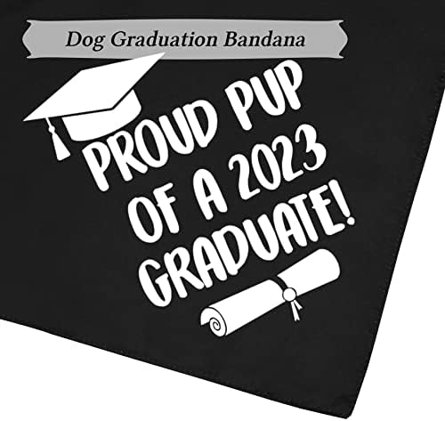 STMK Dog diplomirao Bandana, diplomski pas Bandana Outfit Diplomski poklon za male srednje velike pse