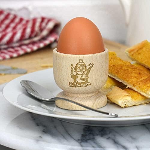 Azeeda 'Božić Penguin & ptica' drvena čaša za jaja