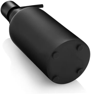 Essentra Home Matte Crni sapun 10 FL Oz / 300ml | Moderna kupaonica Raspršivači sapuna | Dosedzer pumpe za punjenje pumpe