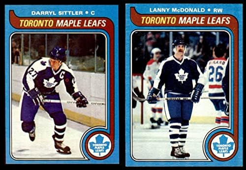 1979-80 TOPPS Toronto javorov list u blizini Team Set Toronto Maple Leafs VG / Ex + javorov list