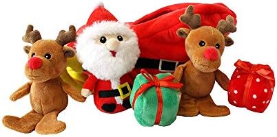 Midlee Santa Sleigh Pronađite igračku Božićnu pse