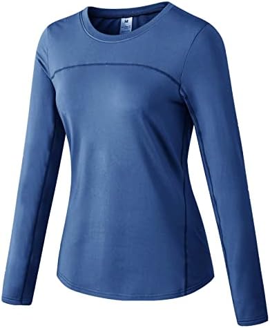 Ženska zimska plišana fitness trčanje joga odijelo s dugim rukavima elastični čvrsti okrugli izrez Sports Ženska pulover Atletik
