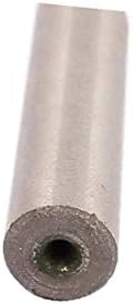 X-DREE dve flaute ravne bušaće rupe bušilica Jednostruki mlin srebrni ton 7x8mm prečnik (dos ranuras