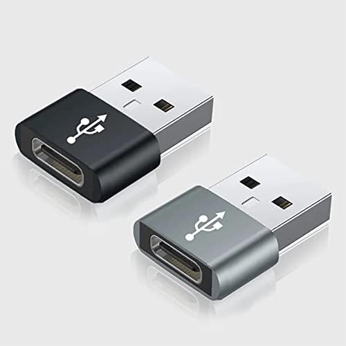 USB-C ženka za USB mužjak Brzi adapter kompatibilan sa vašim Samsung SM-G715FN / DS za punjač, ​​sinkronizaciju, OTG uređaje poput tastature, miša, zip, gamepad, PD