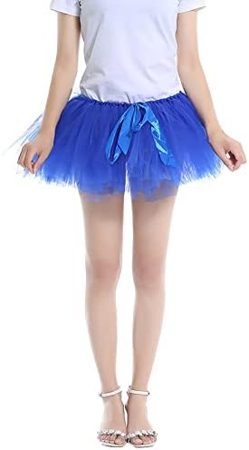 Ženski karnevalski kostim Tulle suknja 50s tutu suknja kratak baletfusky slojevita sloj visoke struk suknje