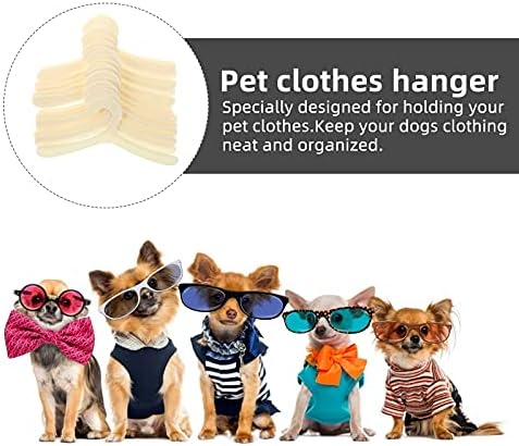 20pcs PET odjeće za skladištenje pasa za pse vješalicu za vješalice za pse pasa