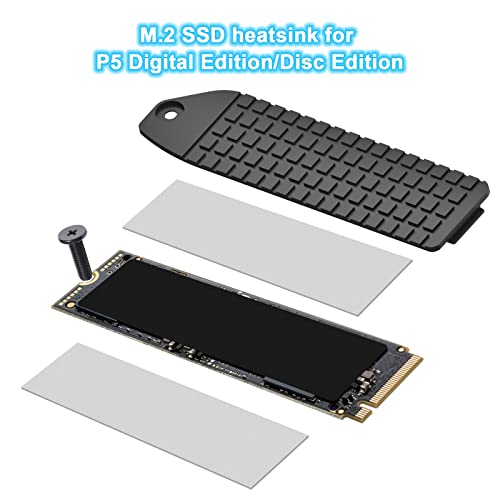 M.2 SSD NVME HEATSINK za PS5 dodatak tvrdog diska na tvrdom disku M.2 NVME SSD Cooler All-in-One Solid State Wrothink