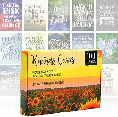 Motivacione kartice: 100 inspirativnih, ljubaznih, motivacionih i citatnih kartica. Veličina