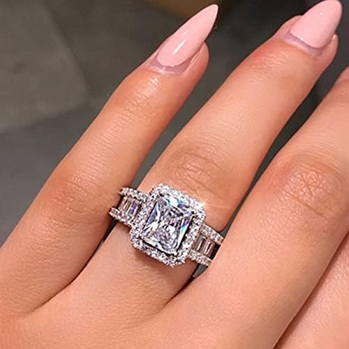 Akrilni Prsten Set Love Ring Ring Zaručnički Prsten Nakit Za Djevojku Posebna Nevjesta Žene Vjenčanje