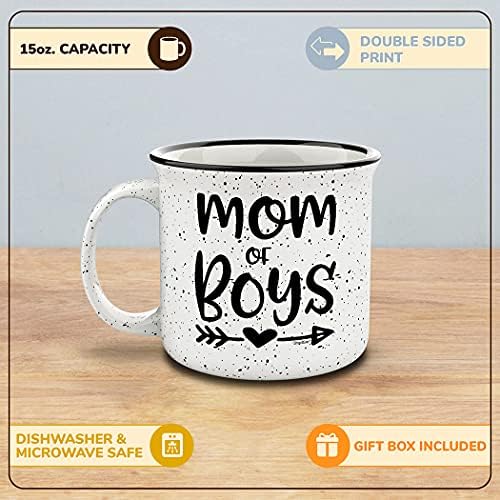 shop4ever mama dječaka novitet keramika sa šlagom za kafu šolja za čaj poklon ~ Majčin dan ~