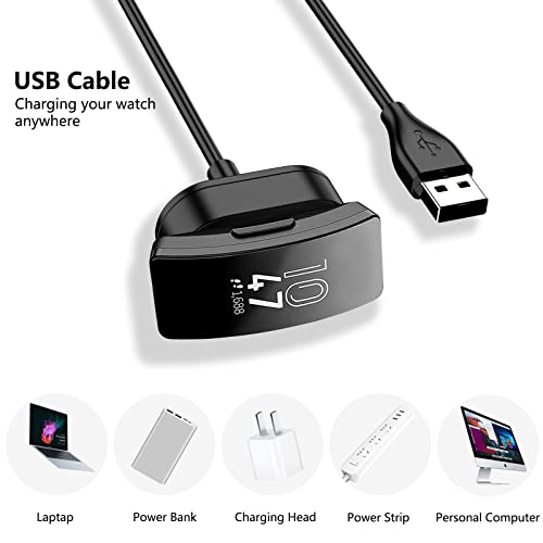 Kabel za punjač za Fitbit Inspire / INSPIRE HR / ACE 2, zamjenski USB punjenje postolje za postolje za postolje za filit Inspire HR SmartWatch