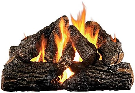 Peterson Real Fyre 18-inčni ugljenisani hrastov plin trupci samo bez plamenika