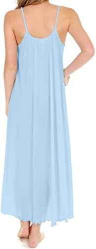 Shadowline ženska Plus-Size omiljena 53-inčna pletena špageti traka duga haljina