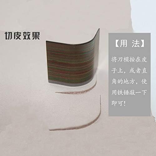 Chengyida 10pcs / set kože za obnavljanje rupa za obnavljanje rupa za remen za remen Wallet krajnji alati za rezanje ručne ploče za rezanje ručne kože Dies DIY Corner