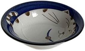 Japanbargain 2564, japanski umak od porculana Dizanje posude za desert Rice Bowl Apetizer Bowl Snack Bowl, plava