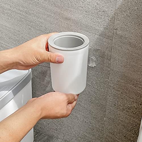 Toaletna četka i držač WC čeka drhtava za toaletni zid-montiran sa WC-om četkica za čišćenje kupatilo dugačka ručica četkica za čišćenje 360 ​​° Nema mrtvih toaletnih četkica postavljene četkicu za duboko čišćenje