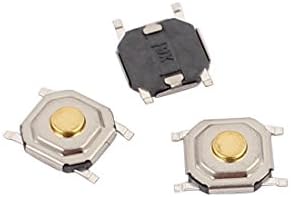 Aexit 20kom 4 mrežna proizvoda Pin kvadrat 4mmx4mmx1. 6mm trenutni Dpdt Mini prekidači dugme prekidač