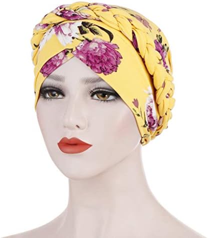 Muslimanski turban kape za žene afričke crne žene Headwrap Turban Twist Tie Turban Beanie Cancer