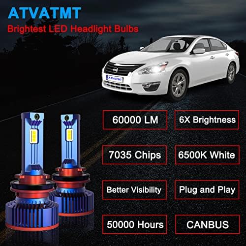 ATVATMT H11 H9 LED sijalice za Nissan Altima Sentra Rogue Pathfinder Murano kombinovani kompleti za konverziju