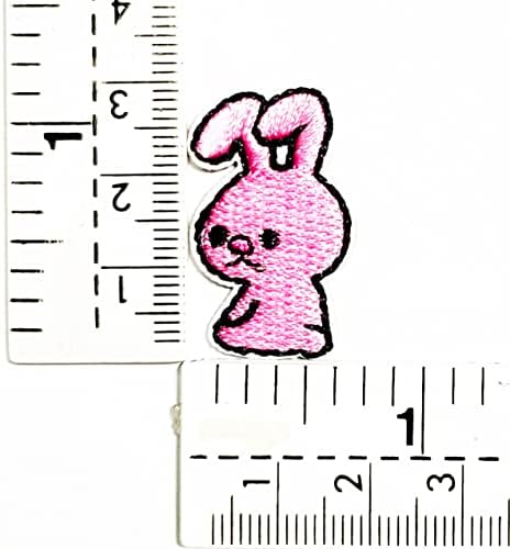HHO Patch mini zec vezeni zakrpe ružičasti zeko dječji crtani gvožđe na zakrpama za diy ukras majica