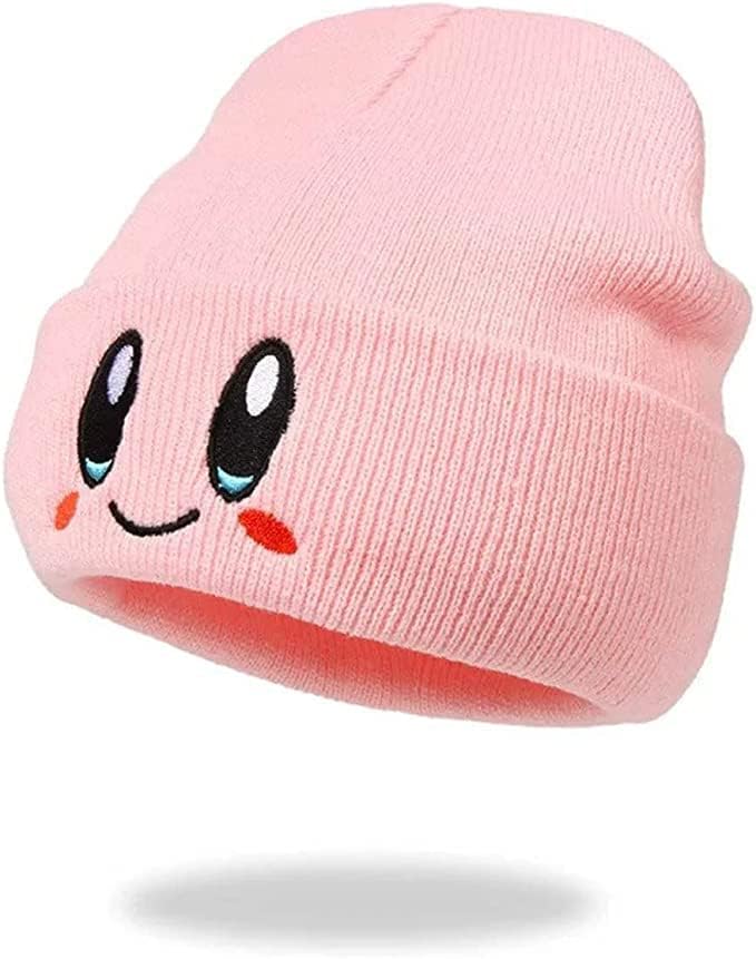 JILANI rukotvorina - Kirby Beanie Anime šešir za odrasle veličine Kawaii, srednje veliki