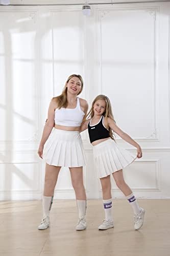 SHOOYING Girls ženska Plisirana suknja školska uniforma Mini suknje, Veličina 2 godine-US 2XL