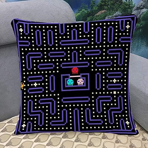 YGGQF jastuk za bacanje 80-ih 8 bit piksel retro arcade igra stari video dizajn ljuti napad jastuk za jastuk