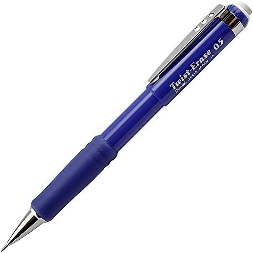 Pentel Twist-Erase III automatska olovka, 0,5 mm, plava, po 1