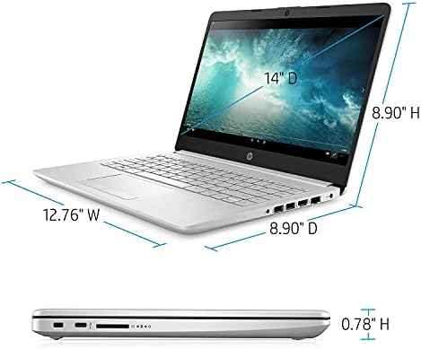 HP Pavilion 14 Laptop, HD ekran, AMD Ryzen 3 3250U , 16GB RAM-a, 256GB SSD, AMD Radeon Vega 3 grafika, Web kamera, Wi-Fi, HDMI, Bluetooth, Windows 10 Home, prirodno srebro