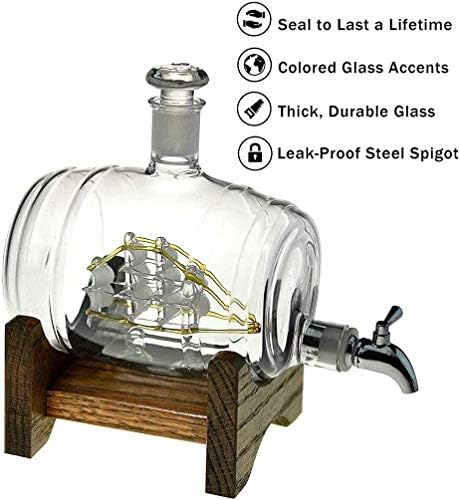 Whisky decanter Decanters Jedrenjak od nehrđajućeg čelika Spigot Liquor dozator za Tequila burbon Rum alkohol