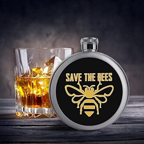 Sačuvajte tikvice za pčele za alkoholne tikvice od nerđajućeg čelika za višekratnu upotrebu za muškarce i žene