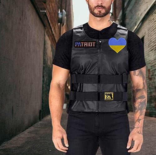2 Pack Ukrajina zastava zastavačka zastava Ukrajinske nacionalne zastave Glačalo na šivanju izvezene taktičke vojne mane