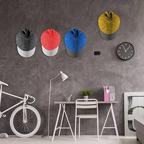 ABEILLO 10 pakovanja ljepljivi stalak za šešire za zidnu montažu, minimalistički dizajn držača