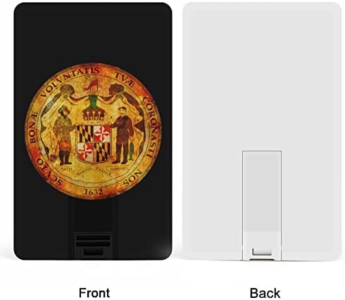 Vintage Maryland Simbol kreditne kartice USB Flash Diskovi Personalizirani memorijski štap Key Corporate