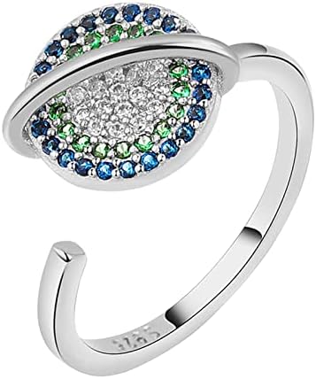 Thumb Prstenovi Žene Podesivi predenje modne otvorene anksioznost Prstenje planeta Prstenje Rotiranje