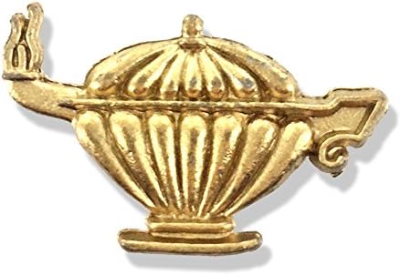 Nagrade i pokloni R 1 1-1 / 8 inčna lampa za učenje Chenille Gold Revel PIN - paket od 20, poli u vreća